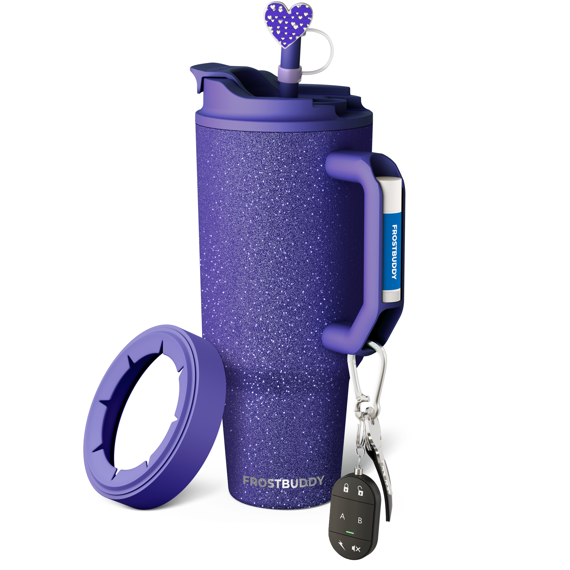 Thicc Buddy 50oz | Purple Glitz